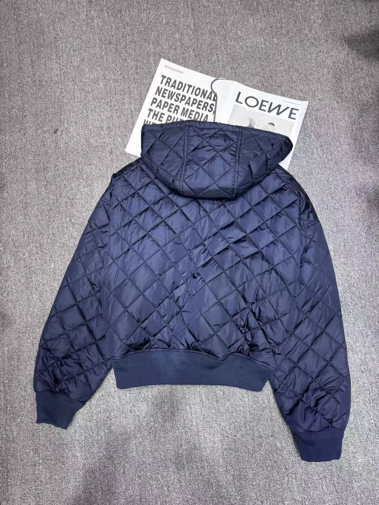 PR4DA トライアングルロゴ チェック柄 フード付きジャケット【50％割引+送料無料】