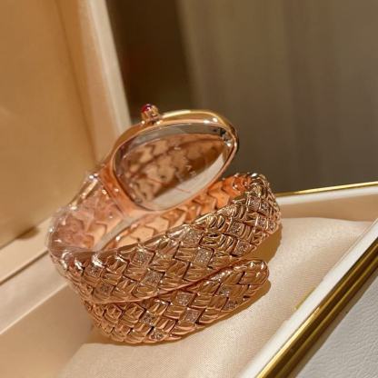 BVLGAR1 ダイヤモンドセット スネークヘッド レディースウォッチ【50％割引+送料無料】