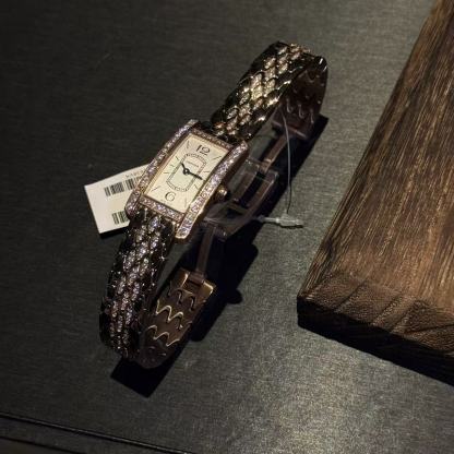 CART1ER ダイヤモンドセット スクエア ステンレススチール レディースウォッチ【50％割引+送料無料】