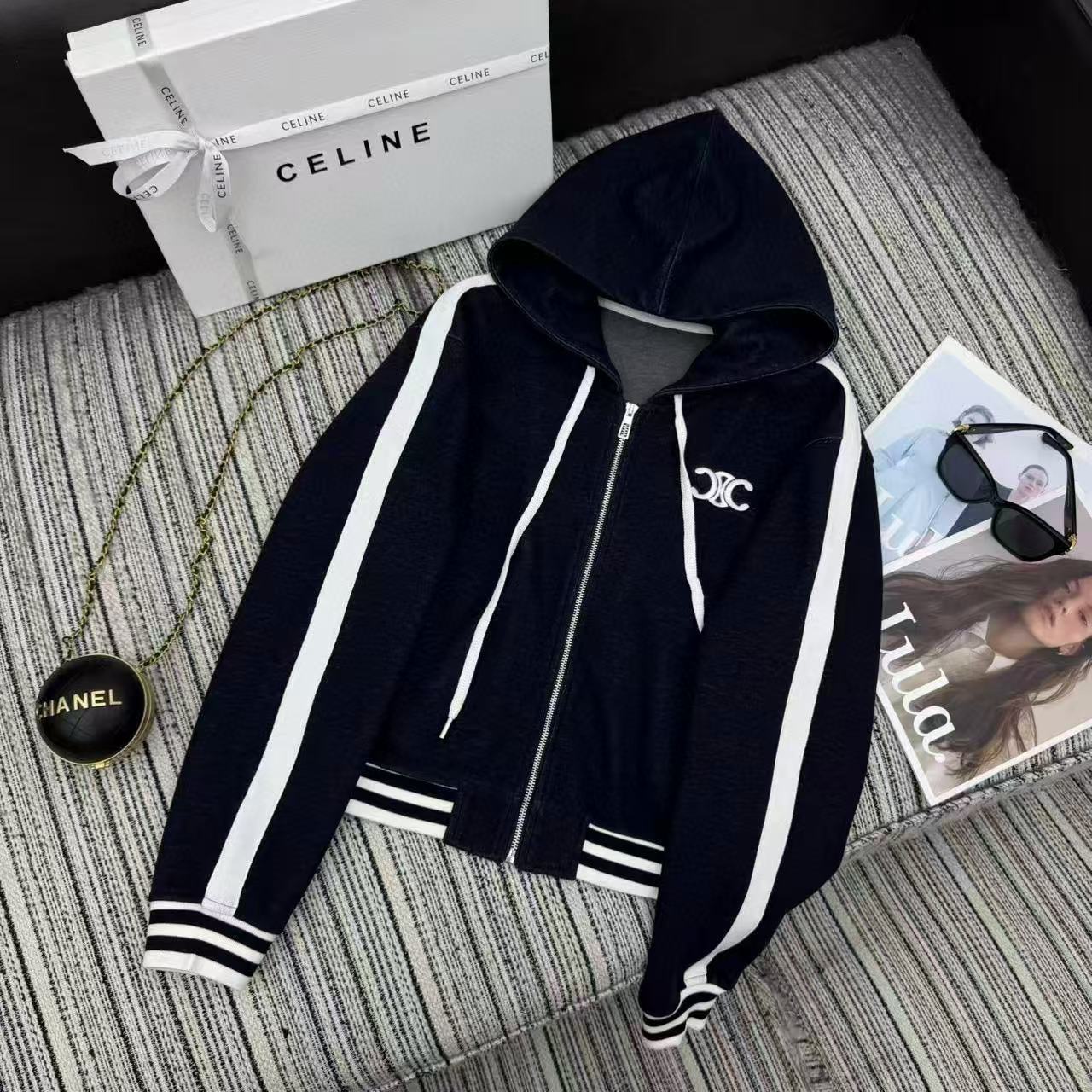 CEL1NE 凱旋門フード付きジャケット + パンツ ツーピースセット【50％割引+送料無料】