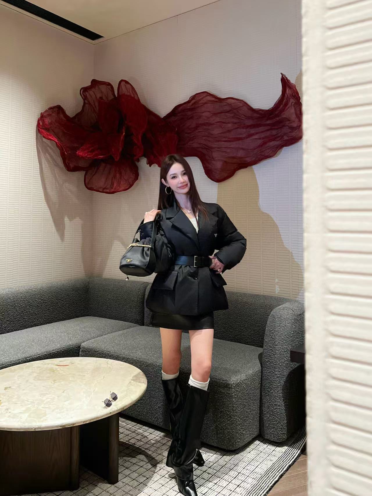 PR4DA高品質トライアングルロゴダウンジャケット【50％割引+送料無料】