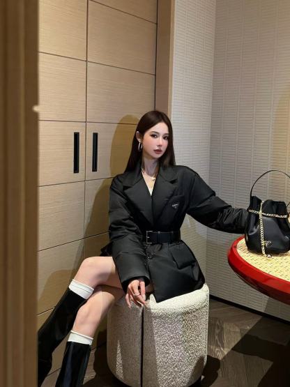 PR4DA高品質トライアングルロゴダウンジャケット【50％割引+送料無料】