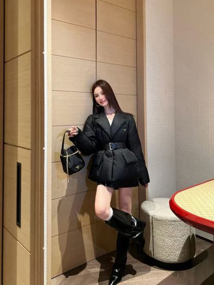 PR4DA高品質トライアングルロゴダウンジャケット【50％割引+送料無料】