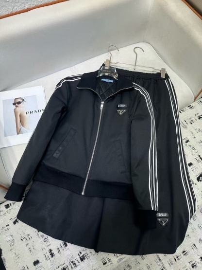 PR4DA 高品質ジッパージャケット+スカート ツーピースセット【50％割引+送料無料】