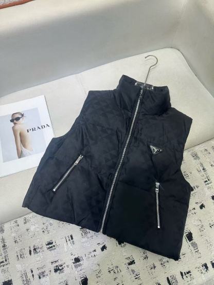 PR4DA 秋冬 高品質 ジャカード ダウンベスト【50％割引+送料無料】