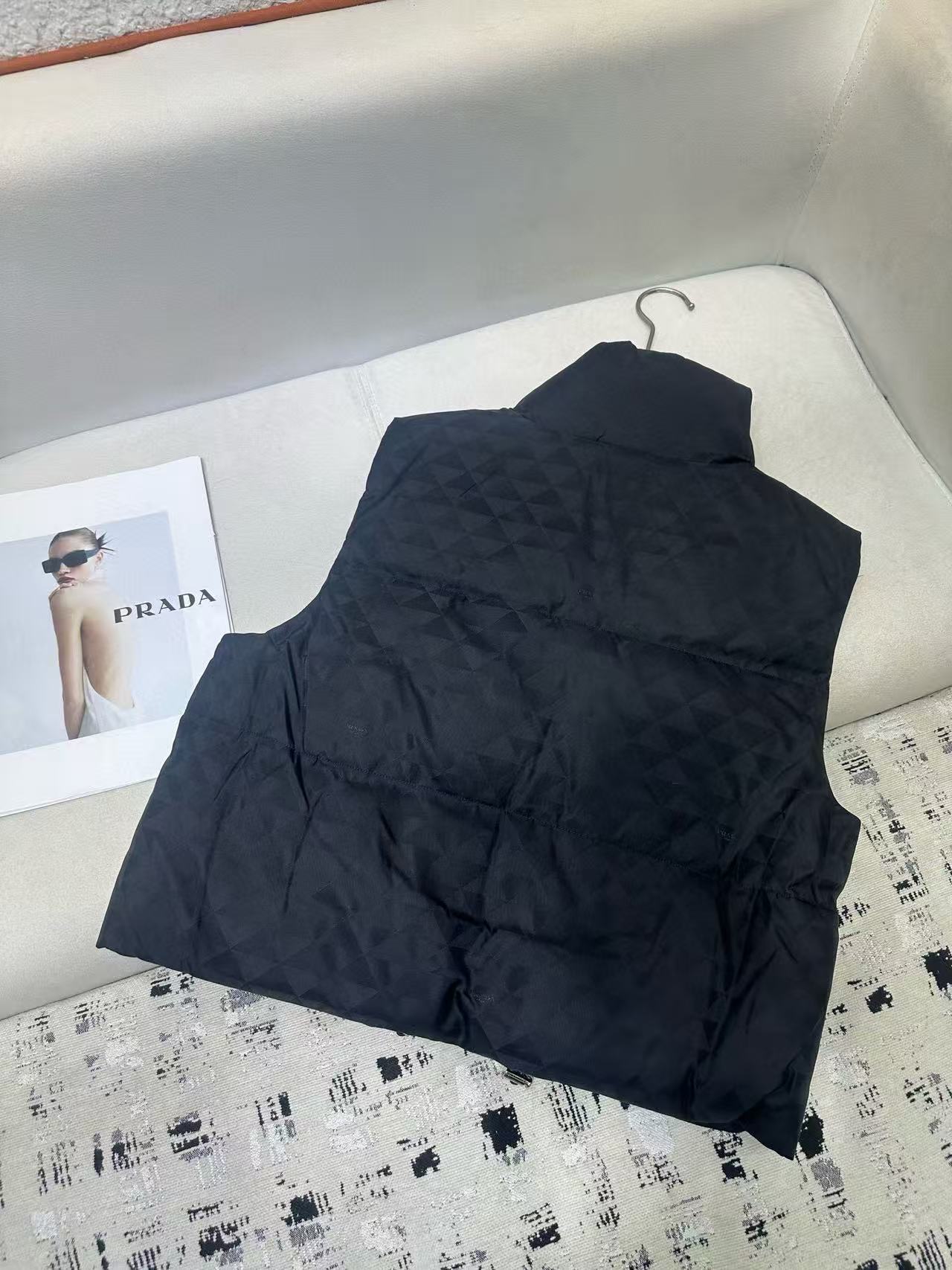 PR4DA 秋冬 高品質 ジャカード ダウンベスト【50％割引+送料無料】