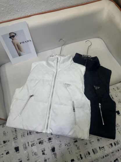 PR4DA 秋冬 高品質 ジャカード ダウンベスト【50％割引+送料無料】