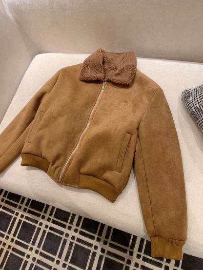 M1UM1U凱旋門ラムウール コート【50％割引+送料無料】