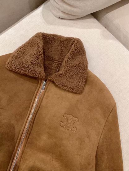 M1UM1U凱旋門ラムウール コート【50％割引+送料無料】