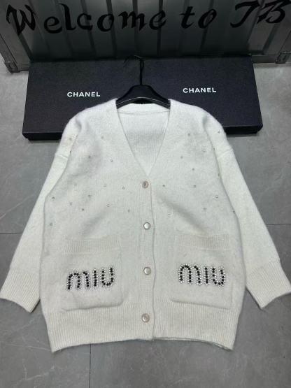 M1UM1U1Vネックダイヤモンドカーディガン【50％割引+送料無料】