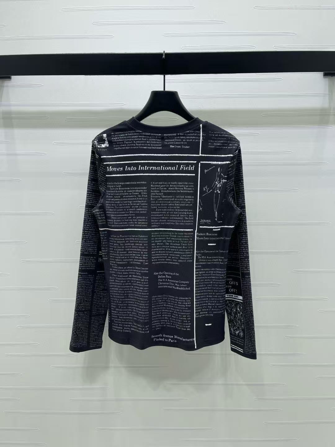 DIOR ニュースペーパーレターTシャツ【50％割引+送料無料】