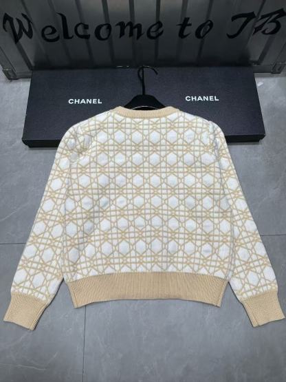 DIOR チェック柄ウールセーター【50％割引+送料無料】