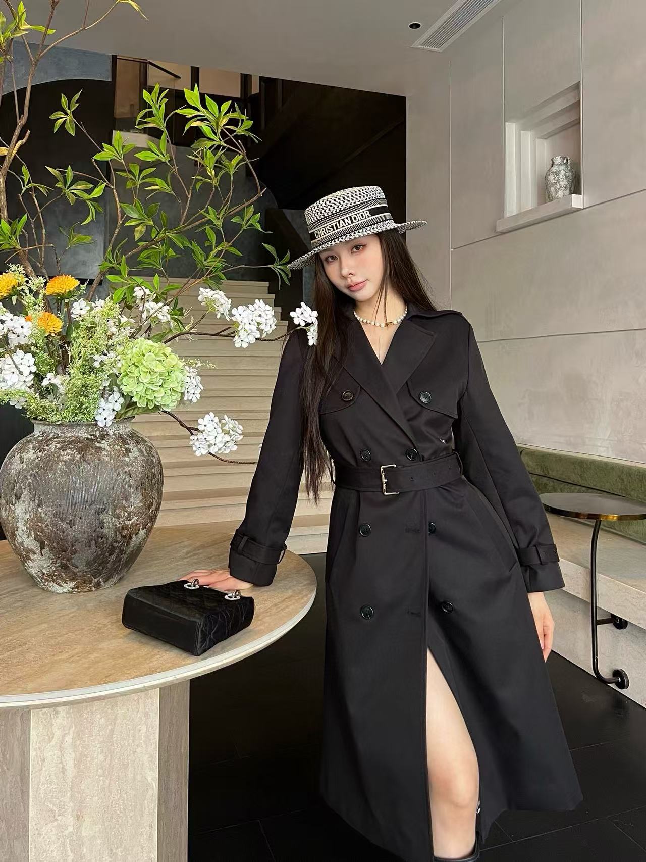 DIOR 高品質 秋冬 ダブルブレスト トレンチコート【50％割引+送料無料】