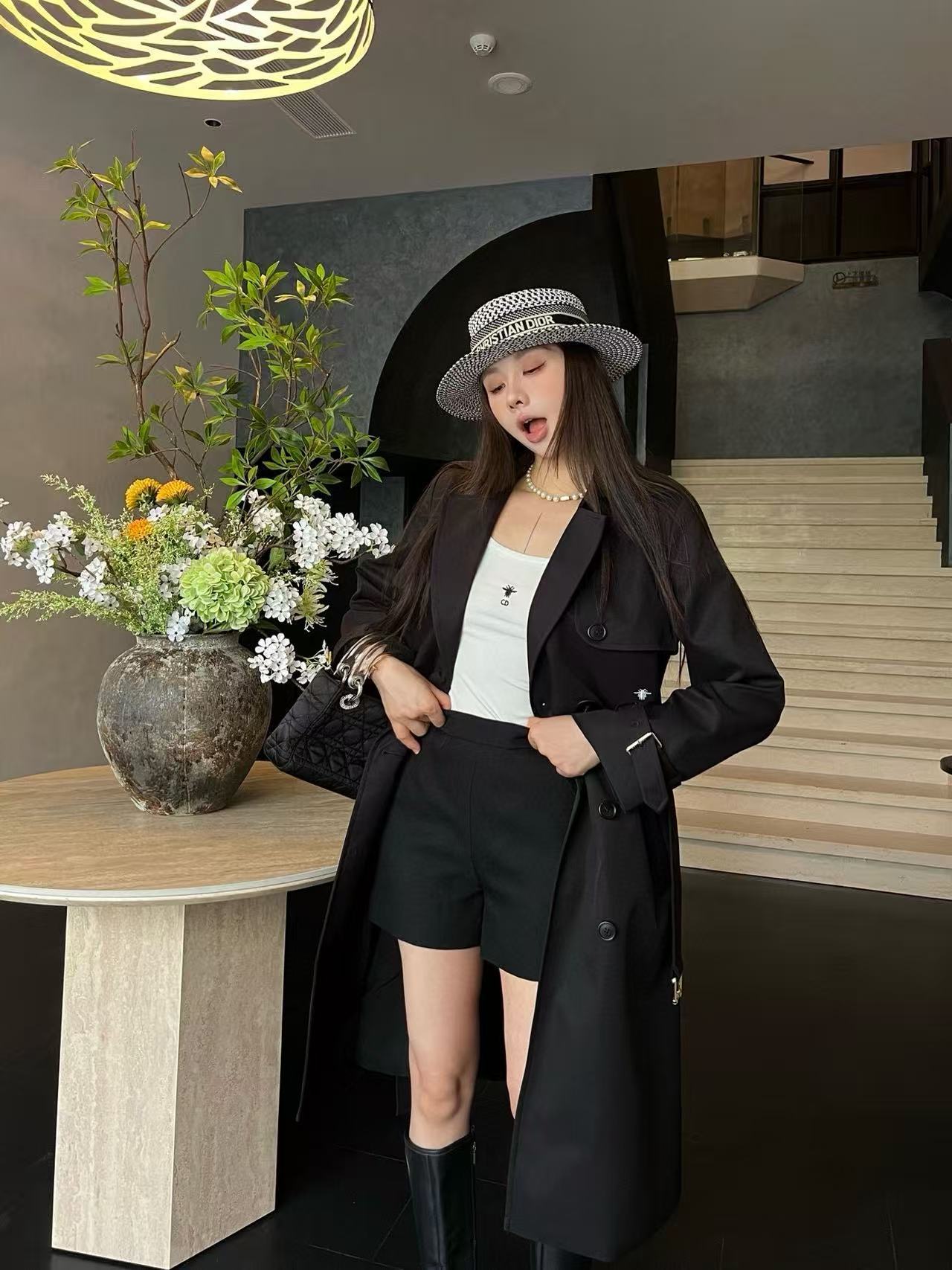 DIOR 高品質 秋冬 ダブルブレスト トレンチコート【50％割引+送料無料】