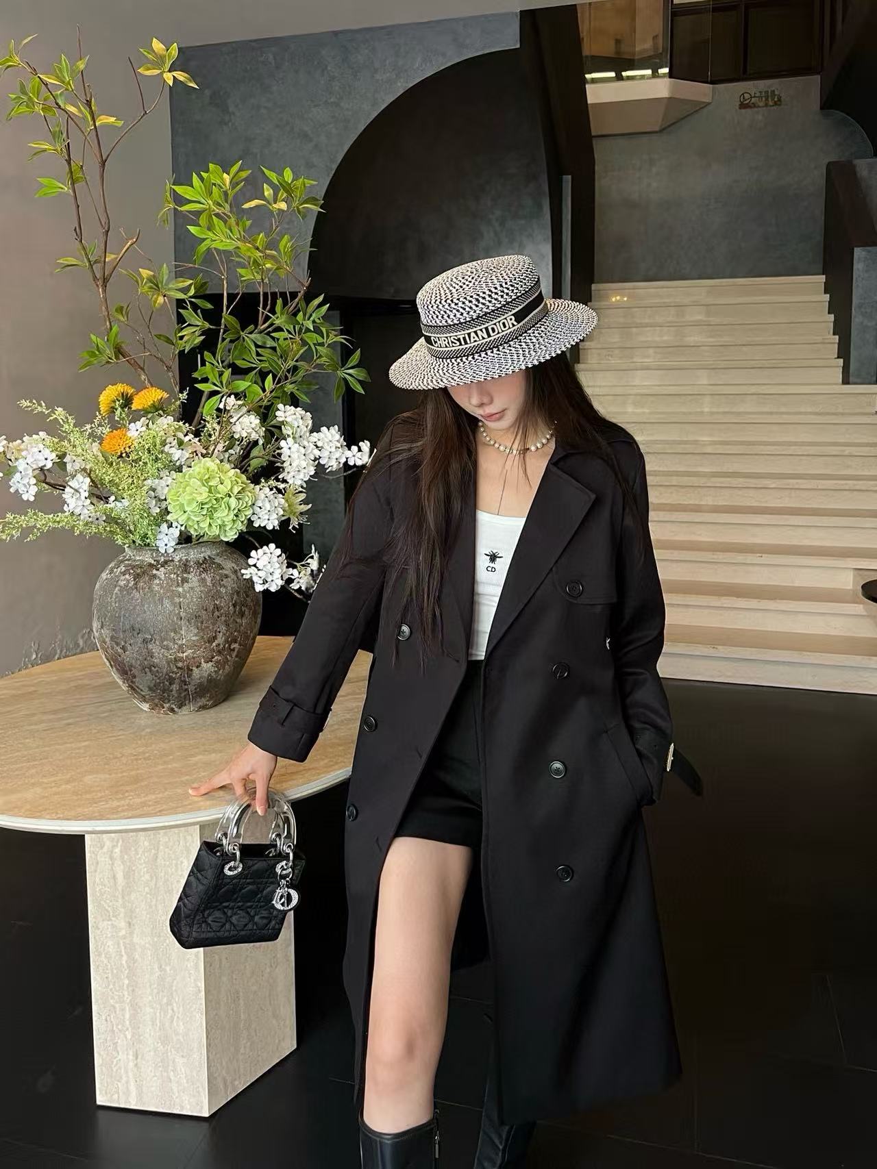 DIOR 高品質 秋冬 ダブルブレスト トレンチコート【50％割引+送料無料】