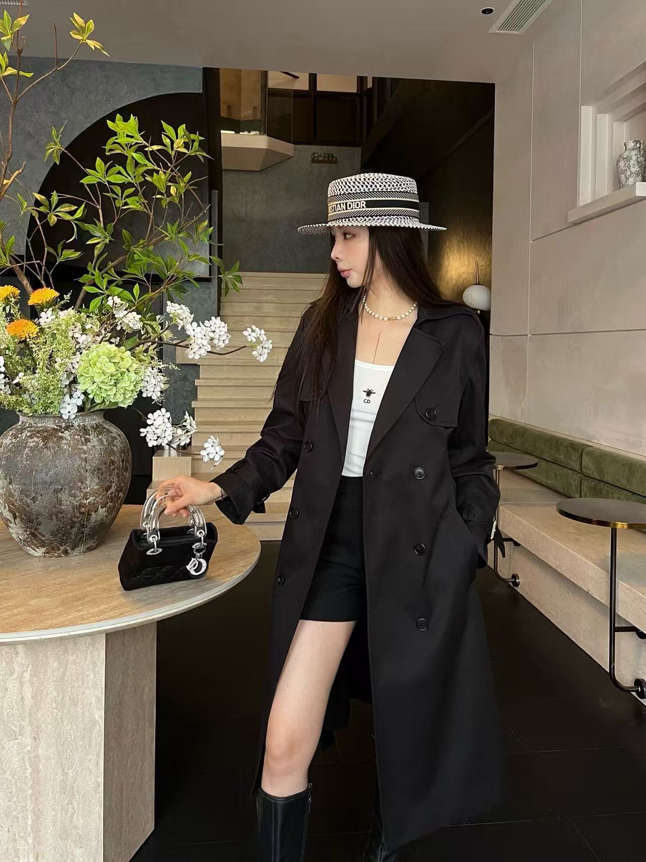 DIOR 高品質 秋冬 ダブルブレスト トレンチコート【50％割引+送料無料】