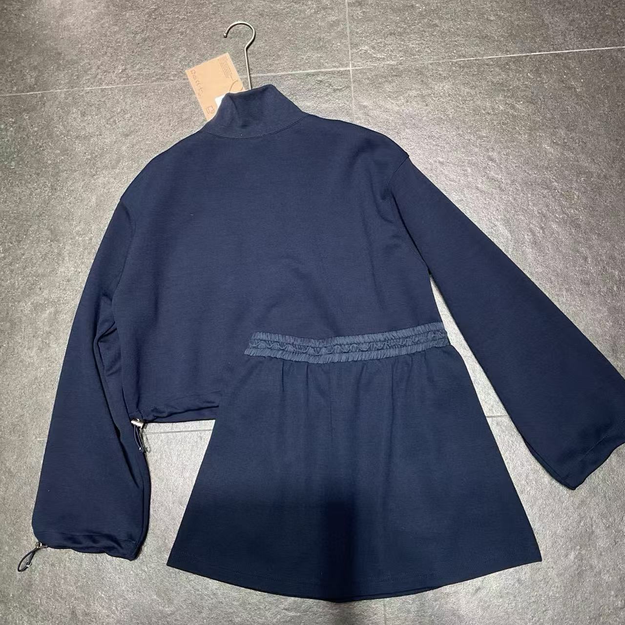 M1UM1U 秋冬 ジッパージャケット+スカート ツーピースセット【50％割引+送料無料】