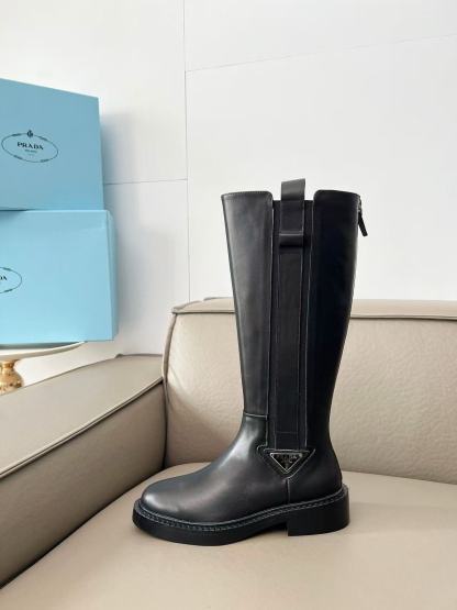 PR4DA 高品質トライアングルロゴハイブーツ【50％割引+送料無料】