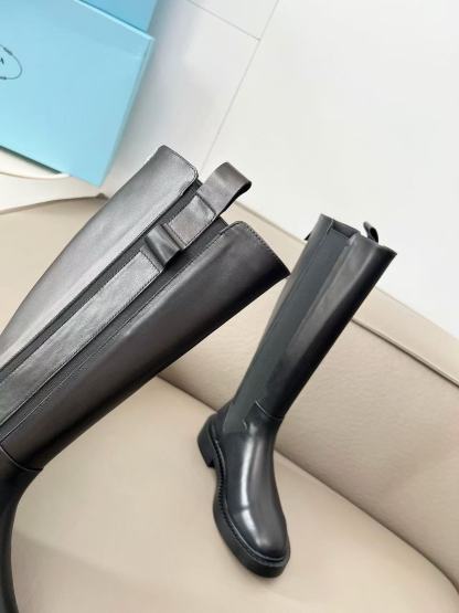 PR4DA 高品質トライアングルロゴハイブーツ【50％割引+送料無料】