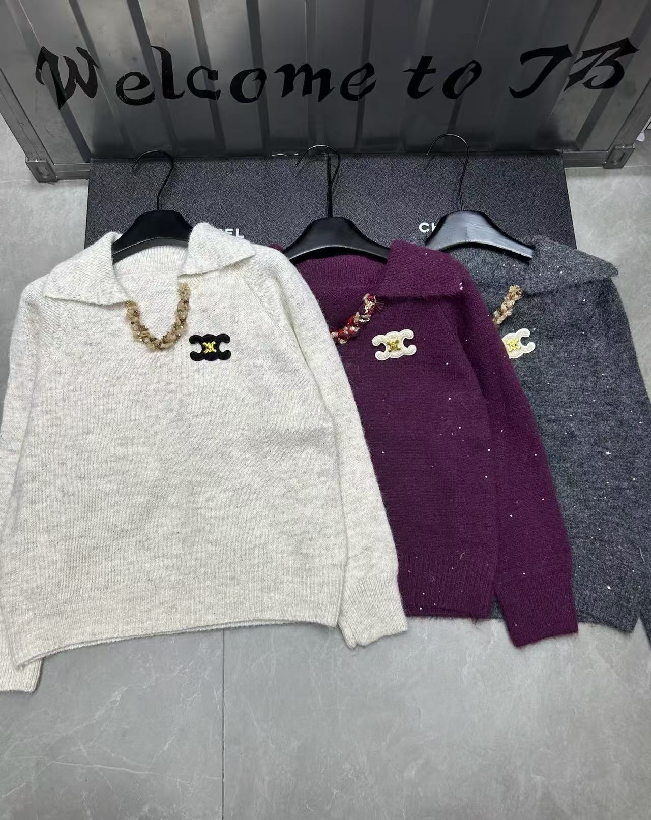 CEL1NE 凱旋門 チェーン セーター【50％割引+送料無料】