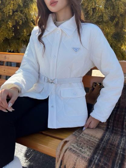 PR4DA トライアングルロゴ カジュアルコットンジャケット【50％割引+送料無料】