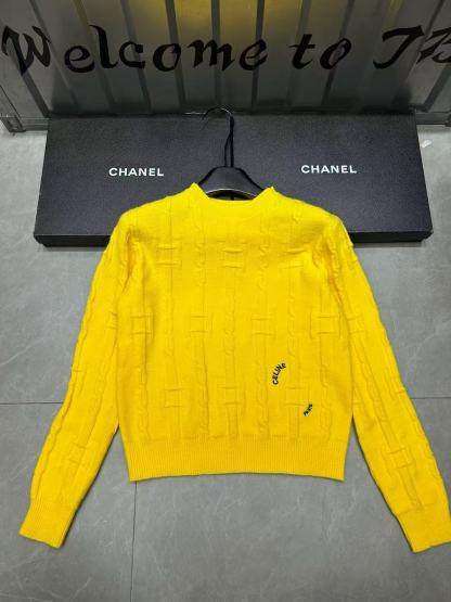 CEL1NE 刺繍レターセーター【50％割引+送料無料】