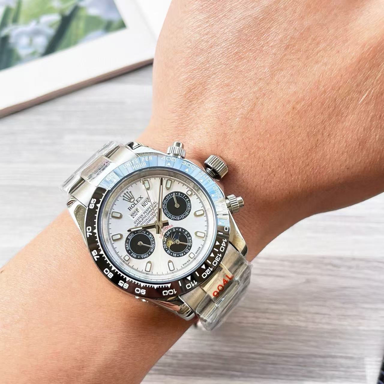 R0LEX コスモクロン デイトナ スチールブレスレットウォッチ【50％割引+送料無料】