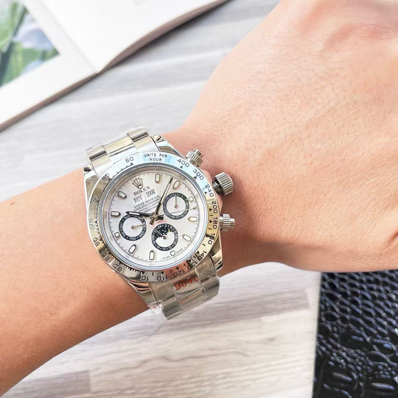 R0LEX コスモクロン デイトナ スチールブレスレットウォッチ【50％割引+送料無料】