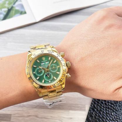 R0LEX デイトナ スチールストラップ ウォッチ【50％割引+送料無料】