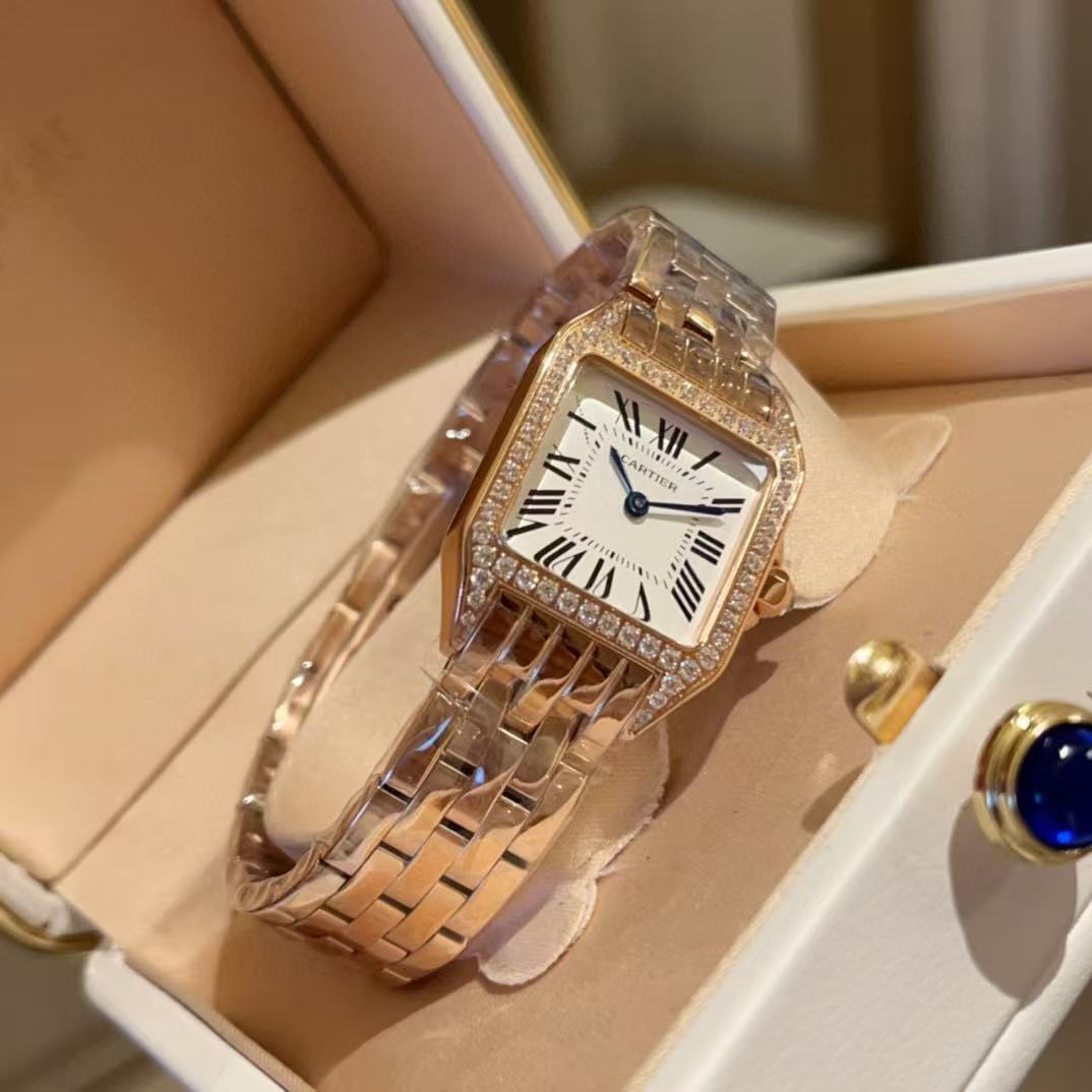 CART1ER ダイヤモンドセット ステンレススチール レディースウォッチ【50％割引+送料無料】