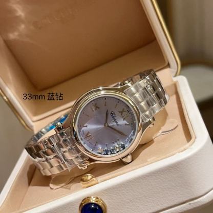 Ch0pard HAPPY DIAMONDSシンプルなスチールバンドのレディース腕時計【50％割引+送料無料】