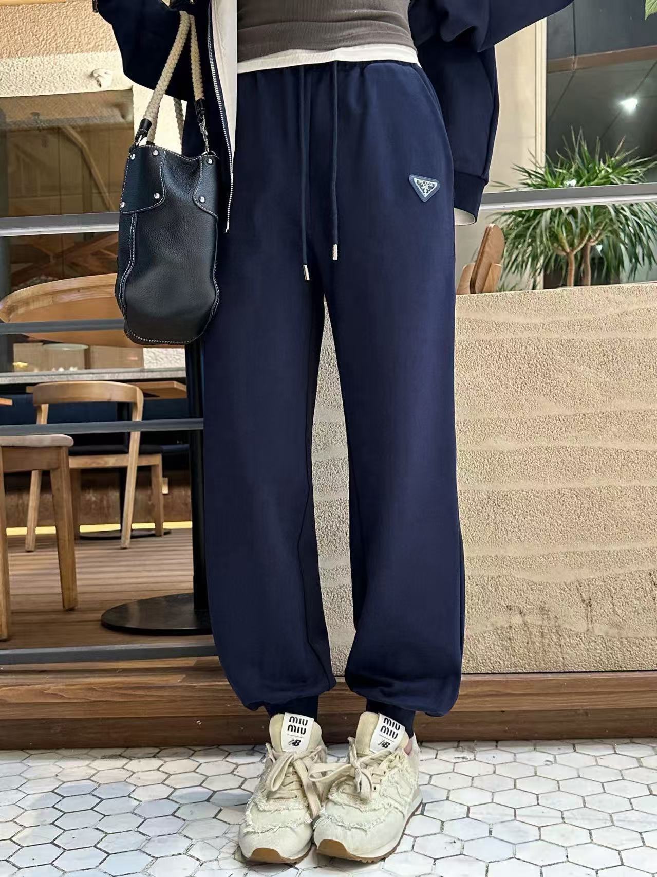 PR4DAトライアングルロゴ フード付きジャケット + パンツ ツーピースセット【50％割引+送料無料】