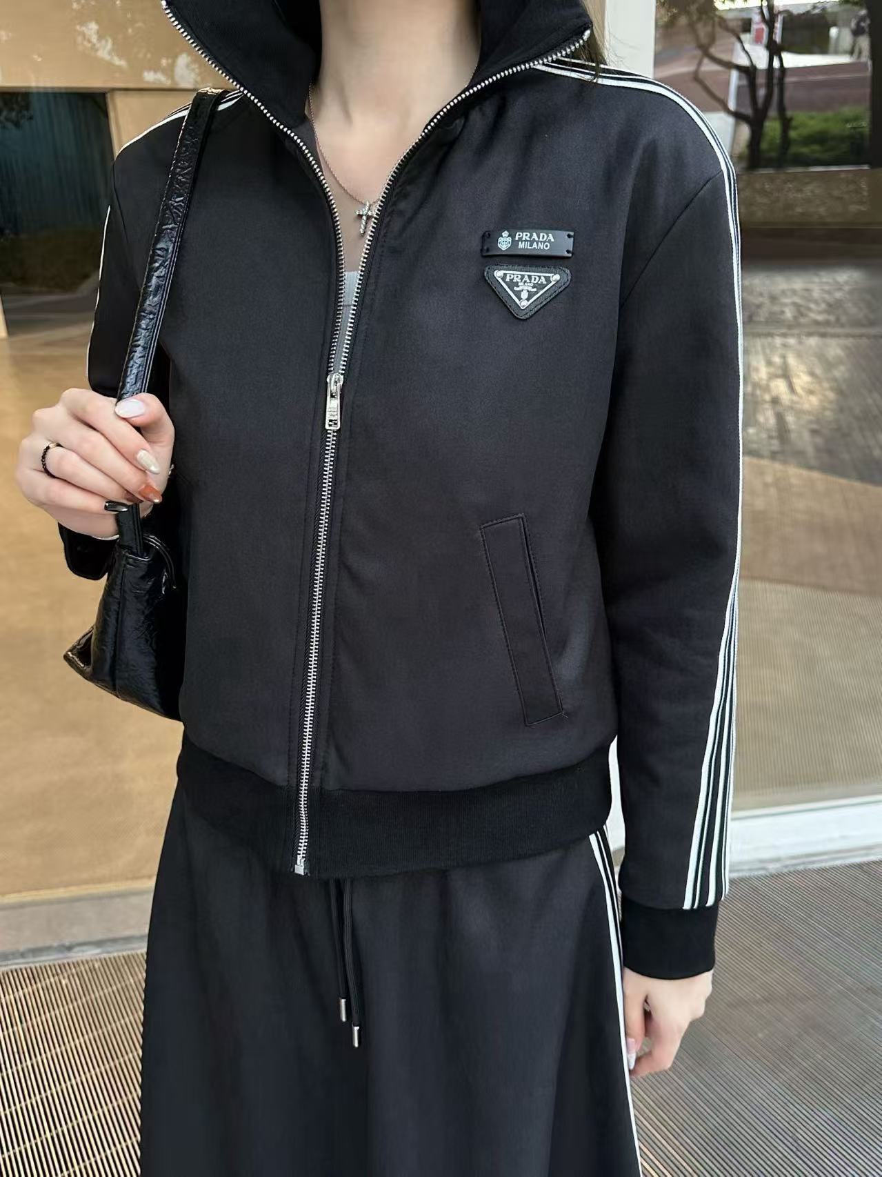 PR4DA ジップアップジャケット+スカート ツーピースセット【50％割引+送料無料】