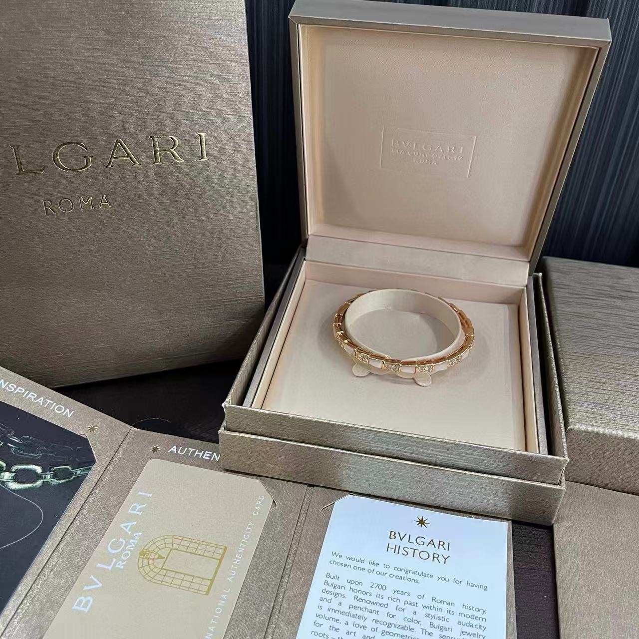 BVLGAR1 ダイヤモンドセット スネークブレスレット【50％割引+送料無料】