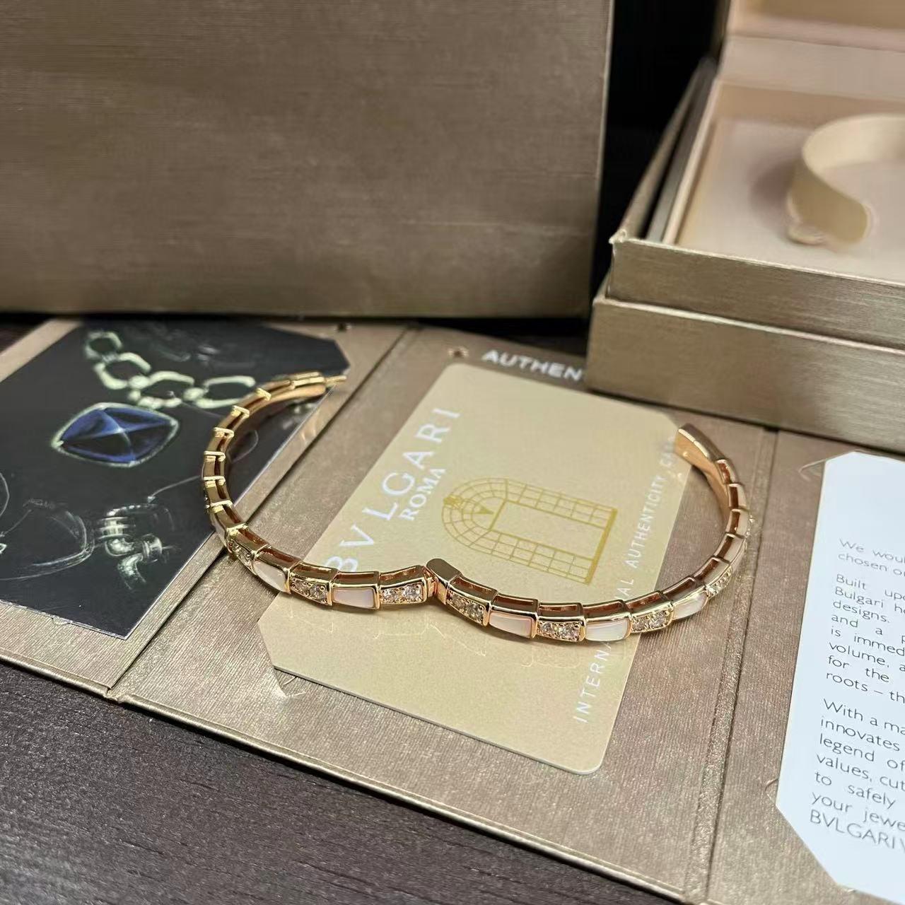 BVLGAR1 ダイヤモンドセット スネークブレスレット【50％割引+送料無料】