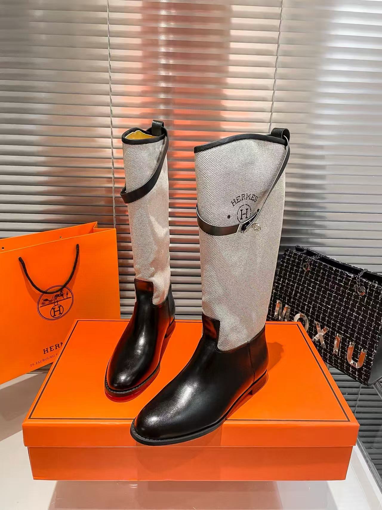 HERME5 ミニマリストニーハイブーツ【50％割引+送料無料】