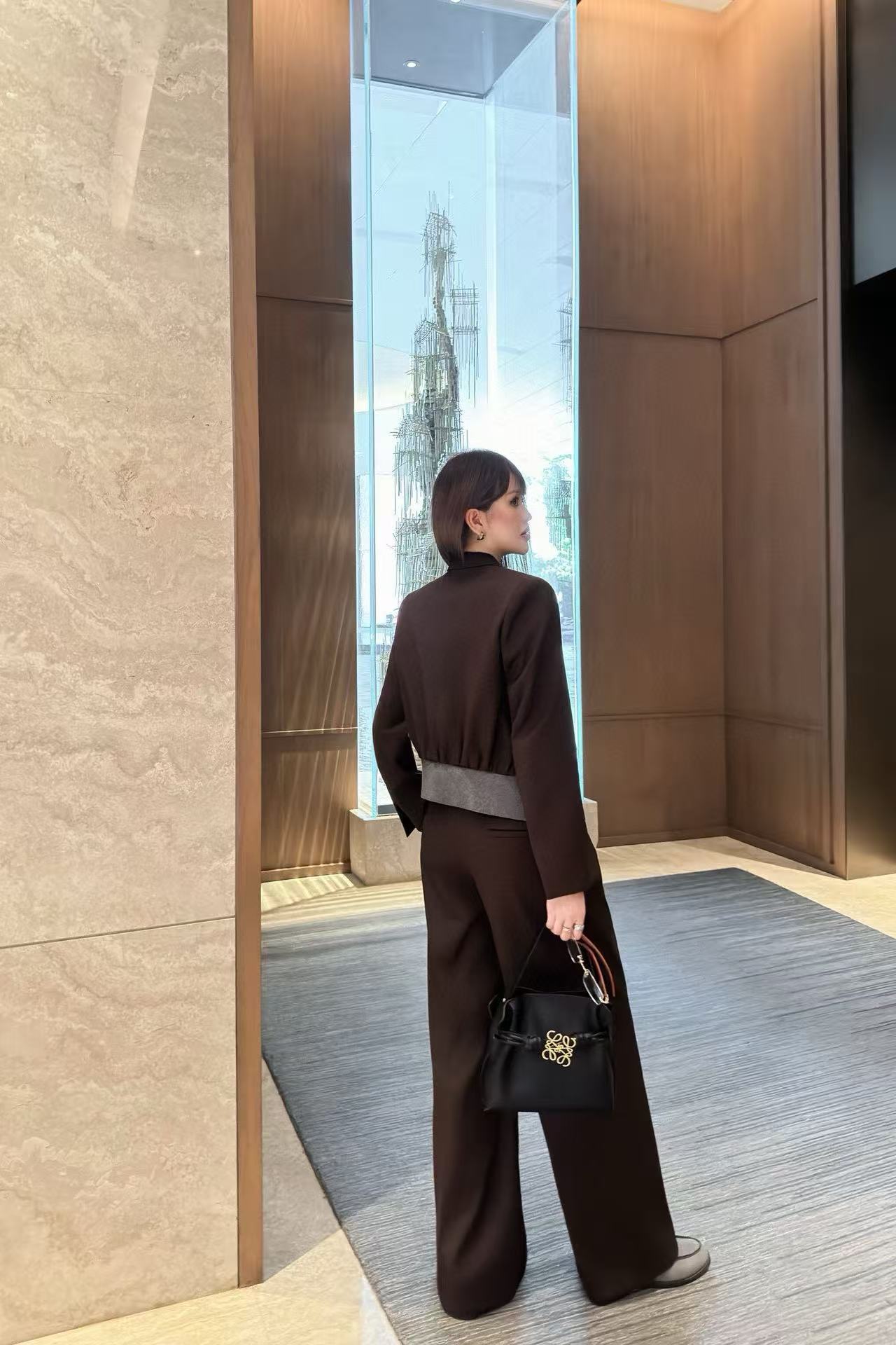 L0WEW 刺繍ロゴジャケット+パンツ ツーピースセット【50％割引+送料無料】