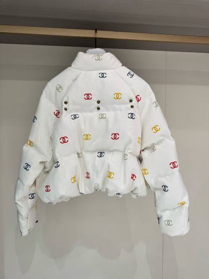 CHANE1 ダブルC カラフルダウンジャケット【50％割引+送料無料】