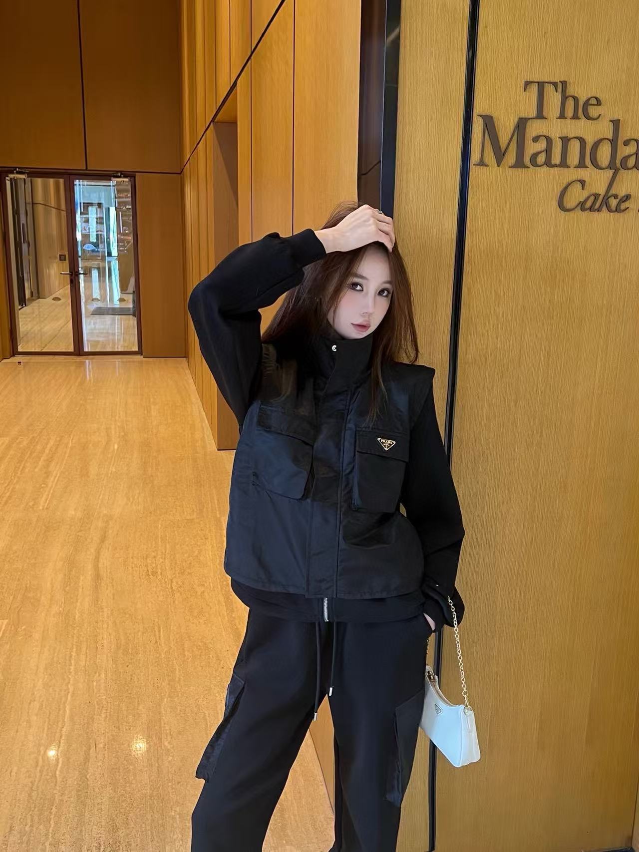 PR4DA ジップアップジャケット+カーゴパンツ ツーピースセット【50％割引+送料無料】