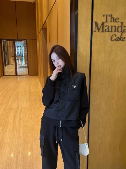 PR4DA ジップアップジャケット+カーゴパンツ ツーピースセット【50％割引+送料無料】