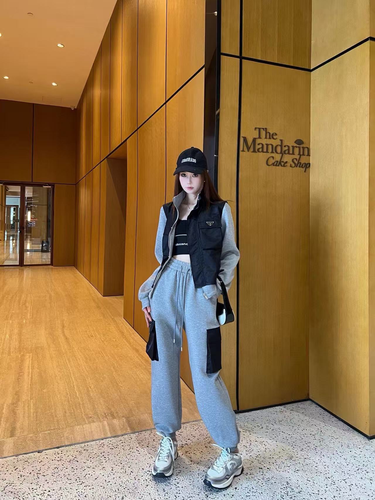 PR4DA ジップアップジャケット+カーゴパンツ ツーピースセット【50％割引+送料無料】