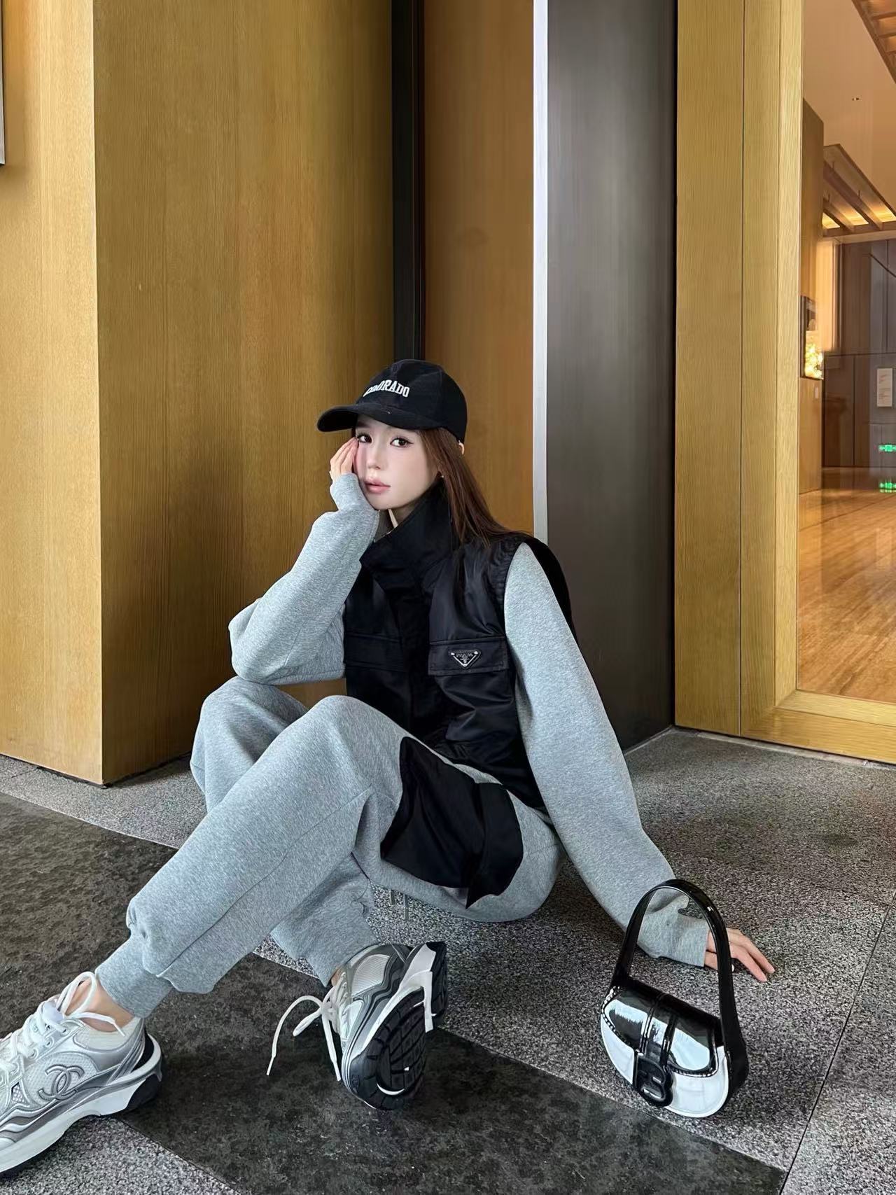 PR4DA ジップアップジャケット+カーゴパンツ ツーピースセット【50％割引+送料無料】