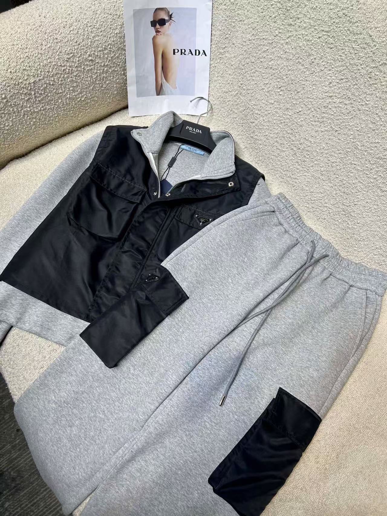 PR4DA ジップアップジャケット+カーゴパンツ ツーピースセット【50％割引+送料無料】