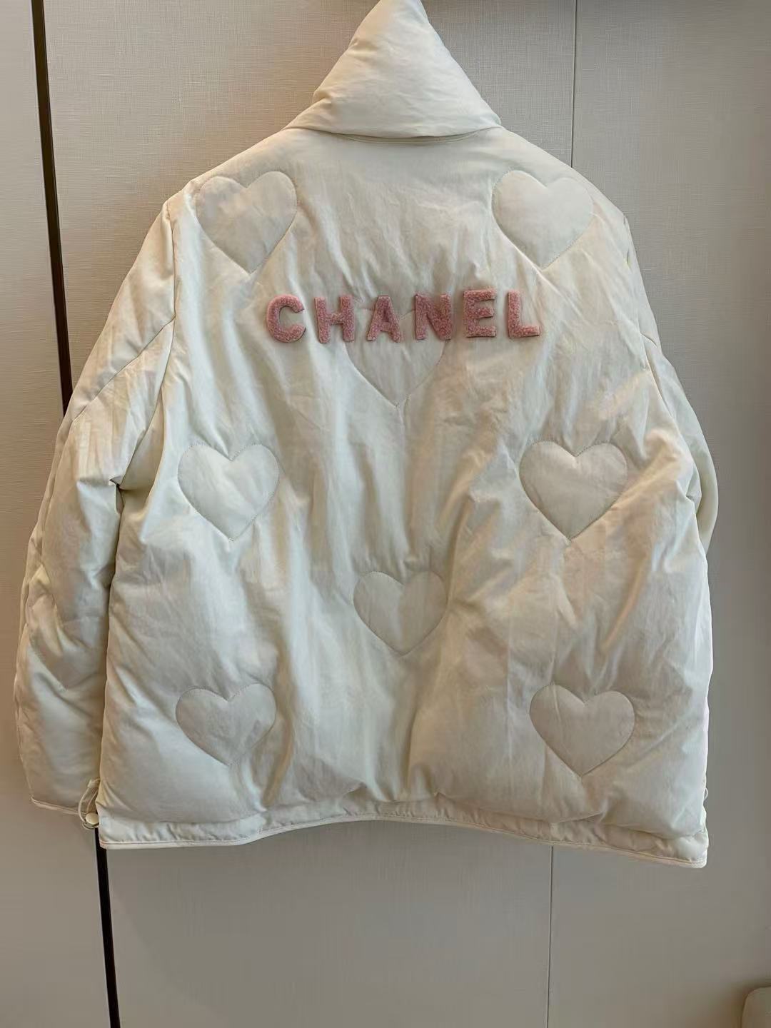 CHANE1 ダブルC マフラー + ダウン ツーピースセット【50％割引+送料無料】