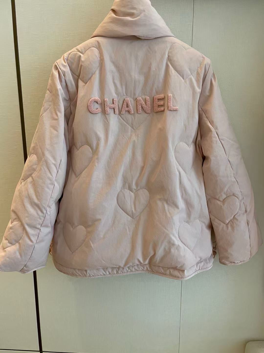 CHANE1 ダブルC マフラー + ダウン ツーピースセット【50％割引+送料無料】