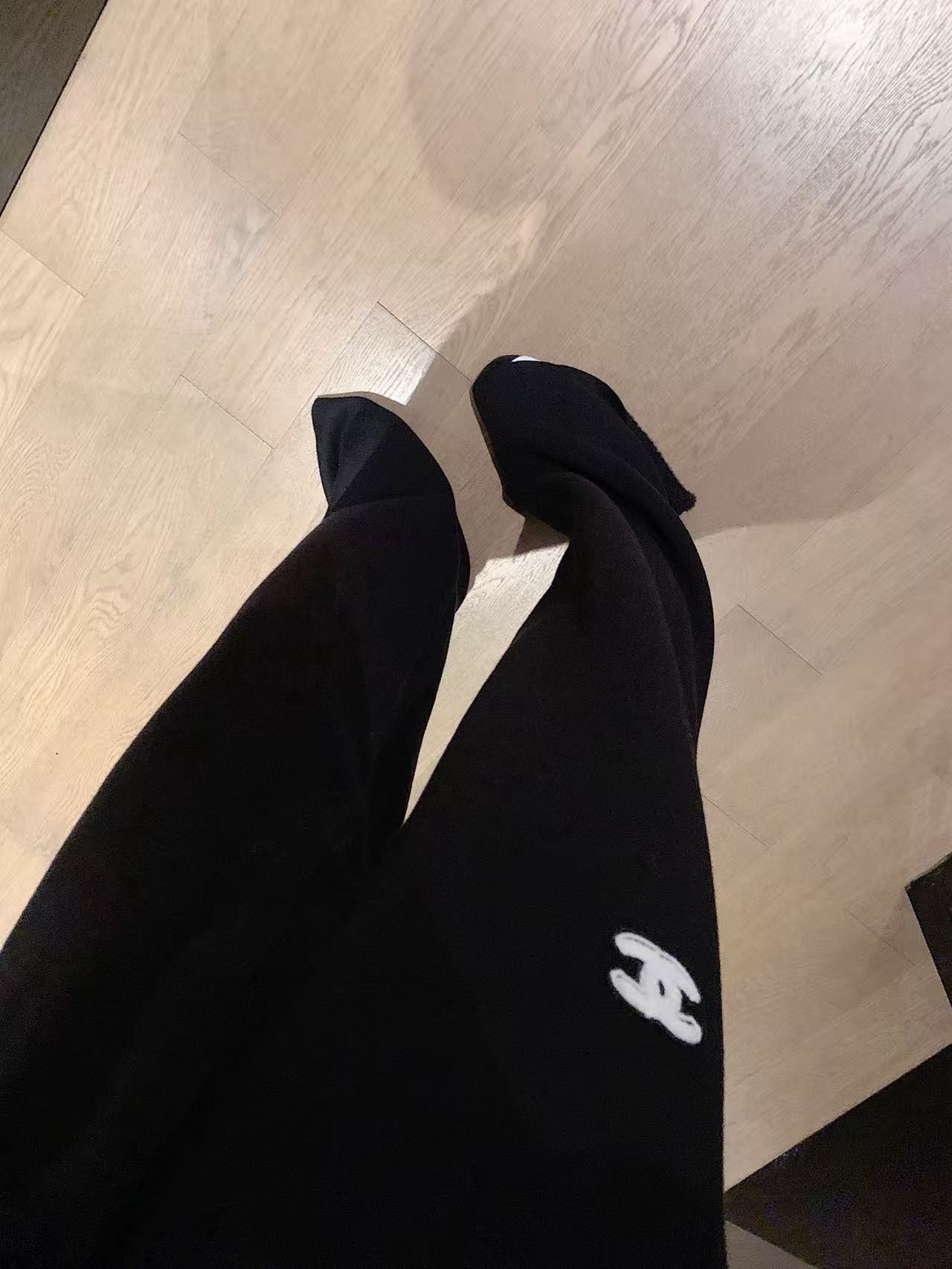 CHANE1 ダブルC 厚手カジュアルツーピースセット【50％割引+送料無料】