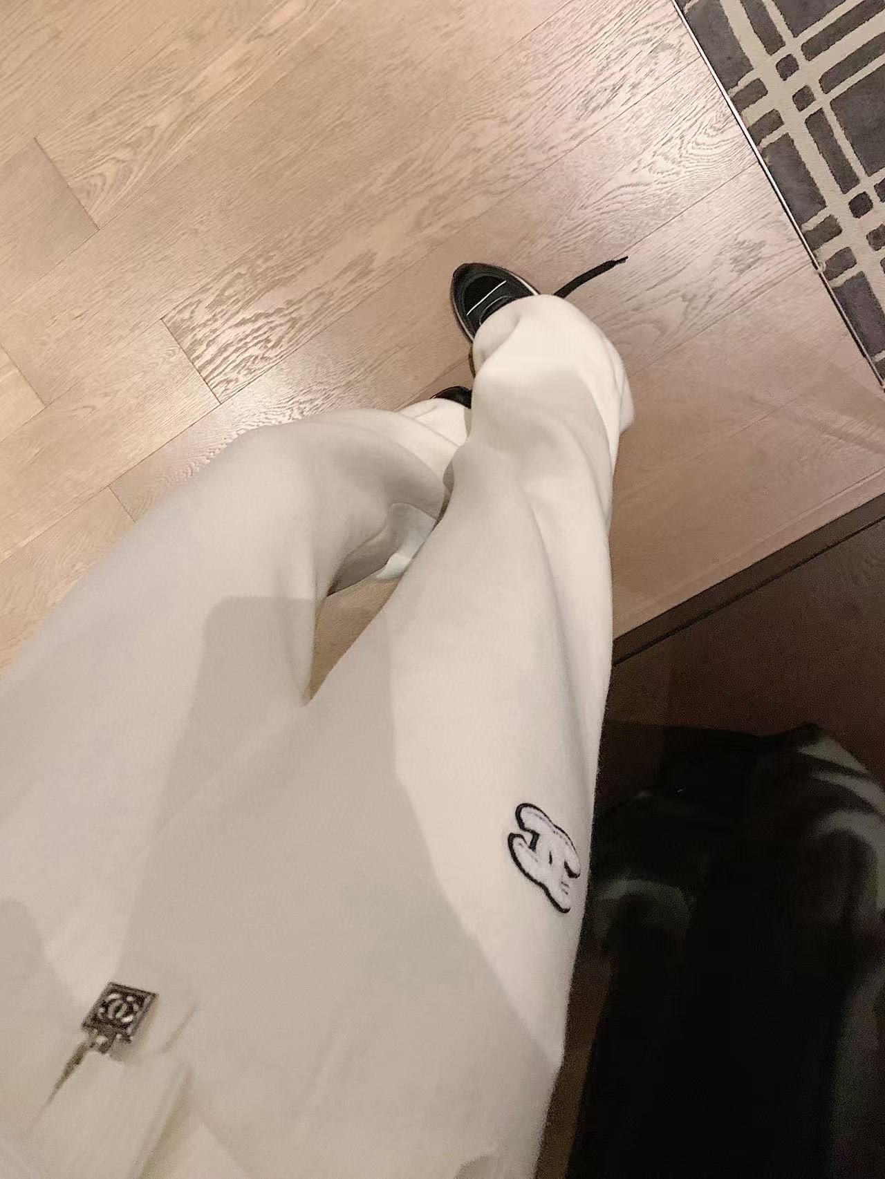 CHANE1 ダブルC 厚手カジュアルツーピースセット【50％割引+送料無料】