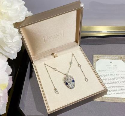 BVLGAR1 ダイヤモンドセット スネークヘッドネックレス【50％割引+送料無料】