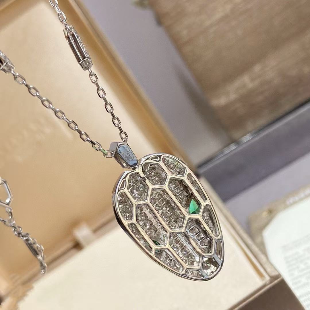 BVLGAR1 ダイヤモンドセット スネークヘッドネックレス【50％割引+送料無料】