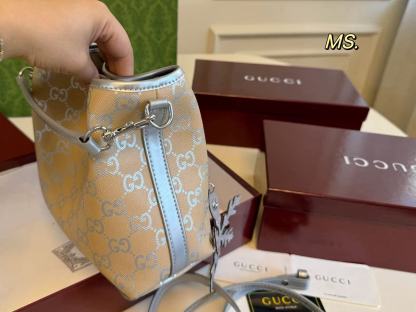 GUCC1 プリント バケットバッグ【50％割引+送料無料】